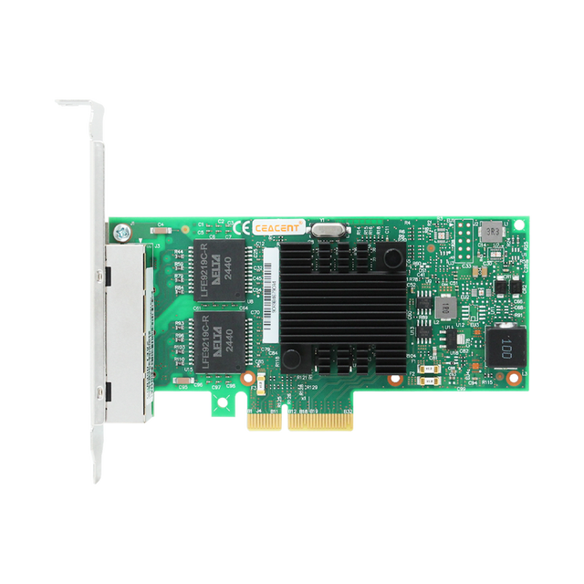 CEACENT CC8350-T4V2 Quad Port Gigabit Ethernet Internal Wired Server Adapter RJ45 PCIe Intel I350AM4 Chip in Stock