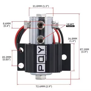 Système de freinage Line Lock Poyracing universel pour Ford Mustang, pièces de tuning performance, options de couleurs noir, bleu, rouge - Product Image 5