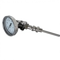 Thermomètre bimétallique industriel en acier inoxydable personnalisable SHENWEI OEM, affichage numérique, résolution 0,1°C, communication RS485, IP65