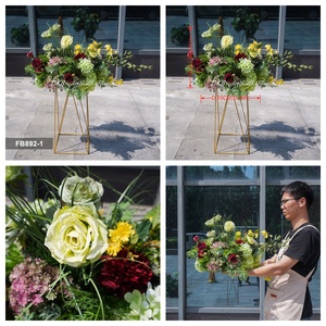 เทรนด์ใหม่ ดีไซน์ใหม่ ลูกบอลดอกกุหลาบและไฮเดรนเยีย สำหรับตกแต่งงานแต่งงานและงานขอแต่งงาน - Product Image 3