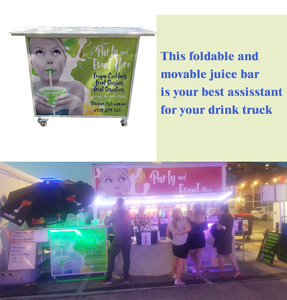 مشروب الكوكتيل المقوس القابل للطي مع إضاءة ليد - Product Image 3