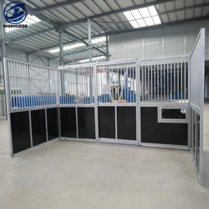 Panneau de box pour <span class=keywords><strong>chevaux</strong></span> préfabriqué de luxe en acier galvanisé classique de 14 pieds, personnalisé et thermolaqué - Les <span class=keywords><strong>Chevaux</strong></span> - Product Image 5