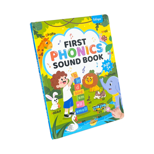 <span class=keywords><strong>Livre</strong></span> sonore personnalisé rechargeable, <span class=keywords><strong>livre</strong></span> d'histoires parlant, matériel éducatif précoce pour enfants, en papier cartonné, personnalisable - Product Image 4