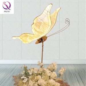 Decorazione Matrimoniale, Luci a Farfalla Elettriche Apribili e Chiudibili, Illuminazione Colorata per Corridoio Nuziale, Lampadario a Soffitto - Product Image 1