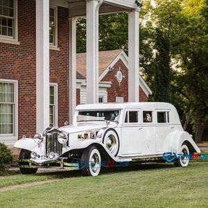 White Classic Leisure Classic Car High-quality Antique Classic Car - Product Image 4