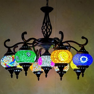 Lampadario turco d'annata industriale fatto a mano delle luci del pendente <span class=keywords><strong>di</strong></span> vetro <span class=keywords><strong>di</strong></span> stile turco all'ingrosso della fabbrica della lampada della cina <span class=keywords><strong>tiffany</strong></span> - Product Image 2