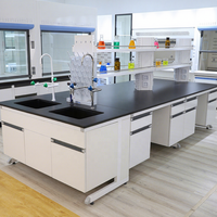 Table de travail de laboratoire de chimie de haute qualité à prix de gros, îlot de travail de laboratoire