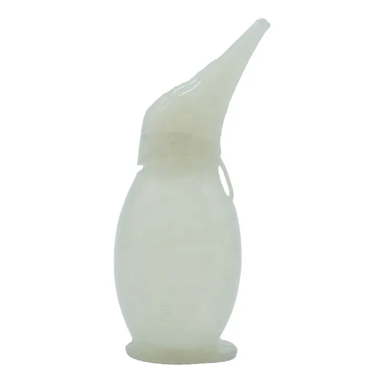 Xách Tay Penguin Shape Bé Mũi Hút Mũi Chân Không Bé Mucus Silicone Penguin Đờm Hút Chim Cánh Cụt Mũi Hút Cho Bé