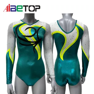 OEM High Quality Comfortable Lycra Sublimated Gymnastics Practice Outfits Leotards