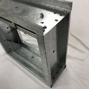 Clapet coupe-feu fusible personnalisé en acier inoxydable et acier galvanisé pour système de conduits d'air hospitaliers avec solutions de conception - Product Image 3