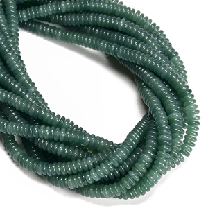 Bán Buôn <span class=keywords><strong>Peridot</strong></span> Màu Xanh Lá Cây Màu Đào Màu Nhuộm Bất <span class=keywords><strong>Jade</strong></span> Mịn Rondelle Đá Cho Đồ Trang Sức Vòng Cổ Vòng Đeo Tay Làm Kích Thước 2x6Mm - Product Image 6