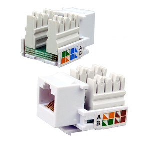 Bán Hot AMP loại RJ45 CAT5e Mạng Keystone Jack Cáp tường adapter cắm CAT5E Lan nhựa mô-đun - Product Image 4
