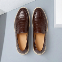 Chaussures mocassins élégantes et tendance en cuir de vache véritable pour hommes, qualité supérieure, design italien, chaussures décontractées de marque