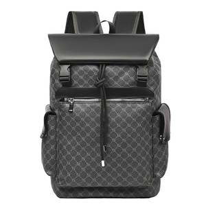 Bolso de hombro informal, moderno, <span class=keywords><strong>mochila</strong></span> de viaje, de mezclilla, poliéster, colores contrastantes, gran capacidad, <span class=keywords><strong>mochila</strong></span> escolar para estudiantes, para ir al trabajo, negocios - Product Image 5