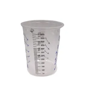 600ml cheap soft mixing cup for car painting or repairing