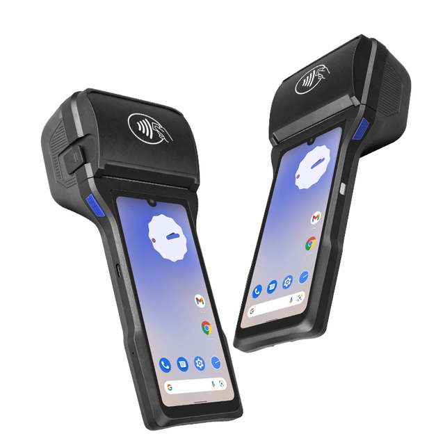 Rom8gb Handheld Android 7.1 POS Terminal Pos Software System Receipt Printer Cash Register Machine Touch Screen