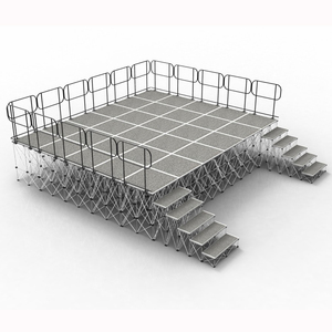 Lightweight flexible riser folding stage modern wedding aluminum stage - Product Image 1