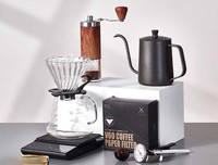 Ensemble de machines à café combinées pour l'extérieur en gros, coffret cadeau pour la maison, cafetière à verser, coffret cadeau, cafetière à infusion manuelle