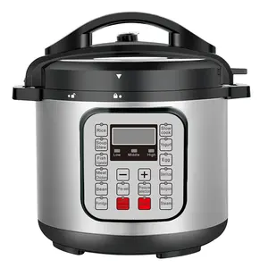 Large Capacity Electric Pressure Cookers Rice Cookers Stainless Steel LED Customized Cooker