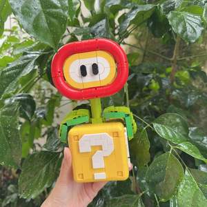 1221 Flame Flower Desktop Decoration Puzzle Assembly Small Particle Building Blocks ABS Plastic 800+ Pieces Children's Toy Gift - Product Image 3