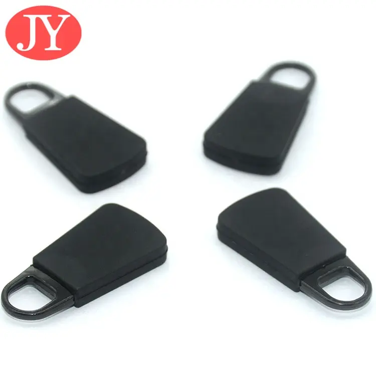 5# metal zipper head zip TPU slider zipper pull custom slider PVC zipper pull for backpack