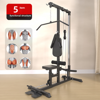 Nouvelle conception Station de musculation multifonctionnelle avec presse pectorale et machine Smith, équipement de fitness pour la musculation en salle, en tube d'acier