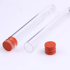 Flacon en verre rond transparent de 3 ml, emballé individuellement pour l'emballage de crème de soin de la peau - Product Image 5