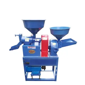 Sıcak satış 3 in 1 yüksek verimli ticari OEM kombine taşlama otomatik işleme süreci tahıl un mısır pirinç değirmen makinesi