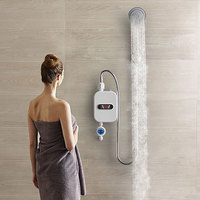 Robinet mural de haute qualité avec douchette et chauffe-eau instantané pour salle de bain