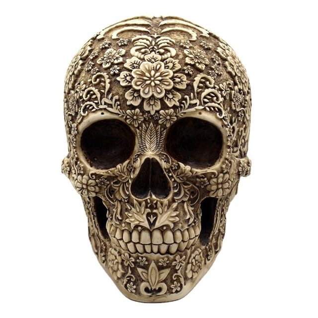 Wholesale Resin Skull Heads for Halloween Decoration