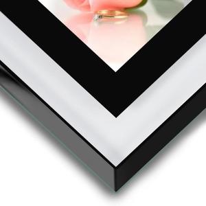 Cadre <span class=keywords><strong>photo</strong></span> mural multifonctionnel transparent, bordure cristalline, minimaliste, moderne, décoratif - Product Image 5