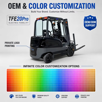 Forklift Listrik Mini Baru Dijual Kapasitas 2-3 Ton dengan Baterai Asam Timbal Lithium Ion Ban Solid dengan Sertifikasi CE