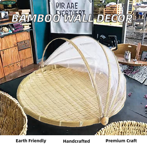 Colección Exclusiva 2026: Cesta de Mimbre Tejida a Mano Estilo Antiguo, Ecológica, para Decoración de Pared y Almacenamiento Diario - Product Image 2