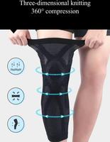 Rodilleras Deportivas Elásticas Tejidas Personalizadas, Ligeras, Transpirables, Antideslizantes, Alivian el Dolor, Compresivas, Protectoras, Ergonómicas