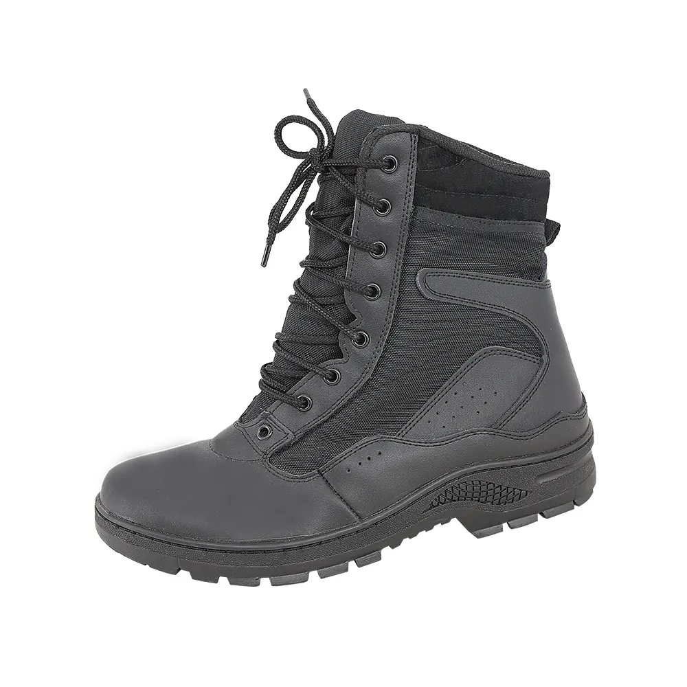 KMS Durable Tactical Safety Boots Tactical Outdoor Training Boots Waterproof Black High Quality Tactical Boots