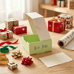 Venta Directa de Fábrica, Cartón de Regalo Pequeño de Color Claro, Hecho de Materiales Biodegradables Ecológicos para Empaque de Regalos - Product Image 2