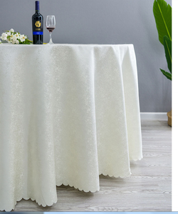 Tùy chỉnh không thấm nước 120/132in Vòng 100% polyester Khăn trải bàn cho tiệc cưới tiệc sự kiện bên phòng ăn - Product Image 3
