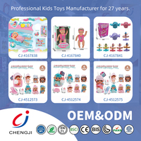 Poupée réaliste pour bébé Chengji, noire, électrique, nageuse, 6 pouces, imperméable, mignonne, en plastique, avec accessoires