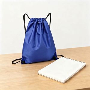 Promotional Polyester Strong Backpack Travel <b>Large</b> Gym <b>Bag</b> Unisex Custom Drawstring Pouch - Product Image 4