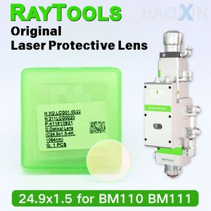 오리지널 레이툴스 광학 렌즈 파이버 레이저 보호 렌즈 27.9x4.1mm 24.9x1.5mm BT240 BM109 BM110 BM111 절단 헤드용 - Product Image 4