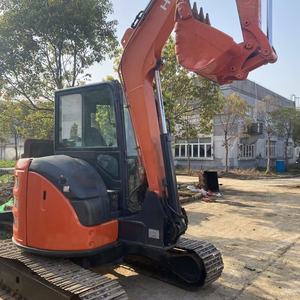Mini-excavatrice Hitachi ZX50 d'occasion du Japon, 5 tonnes, ZX50U, excavatrice sur chenilles, faible nombre d'heures de travail, pour la construction et l'aménagement paysager - Product Image 6