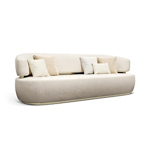 European Modern Light Luxury Settee Curve Sofa Couches 7 <strong>Seater</strong> <strong>Set</strong> - Product Image 1