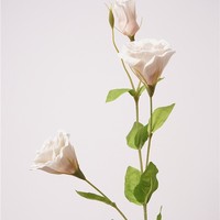 BF-CP02-1 Décoration d'intérieur : Fleurs artificielles de Lisianthus et de Gentiane de Prairie, haute qualité, toucher réel, effet hydratant