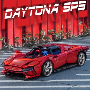 Compatibile con LEGO <span class=keywords><strong>Ferrari</strong></span> SP3, modello di auto sportiva in mattoncini, gioco di costruzione di auto da corsa per ragazzi - Product Image 1