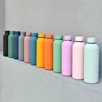 Best-seller Bouteille à vide isolée à double paroi en acier inoxydable avec couvercle Bouteilles d'eau de voyage promotionnelles et écologiques