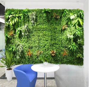 Fournitures de <span class=keywords><strong>jardin</strong></span>, plantes verticales, panneau en plastique, haie de Milan, buis, herbe artificielle verte, mur - Product Image 5