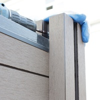 Accessoires de clôture en WPC, poteaux en bois plastique pour usage extérieur