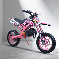 Fabricant vérifié, moto tout-terrain rose pour enfants de 49 cm3 à 2 temps avec démarrage manuel, tous modèles