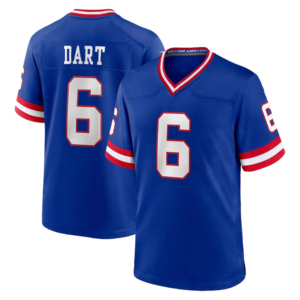 Maillot de football américain personnalisé à manches courtes, style 2025, très demandé # 6 fléchettes # 44 Skattebo NY 100% Polyester Rapide - Product Image 3