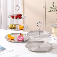 Support à cupcakes en plastique léger, portable et réutilisable pour les mariages, les fêtes et les décorations de thé